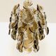 Large smoked glass citrus chandelier by j.t. kalmar