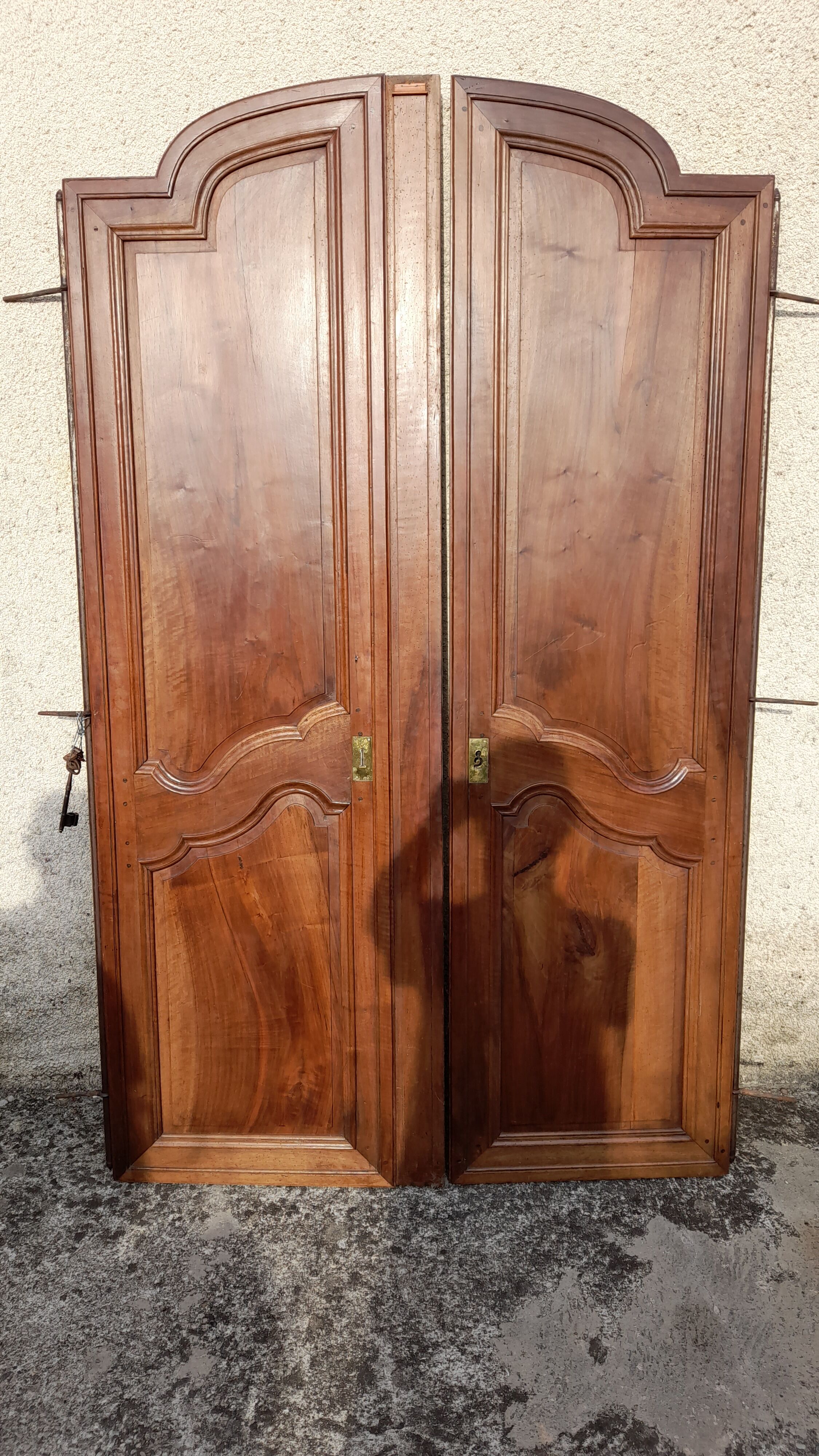Walnut cabinet doors