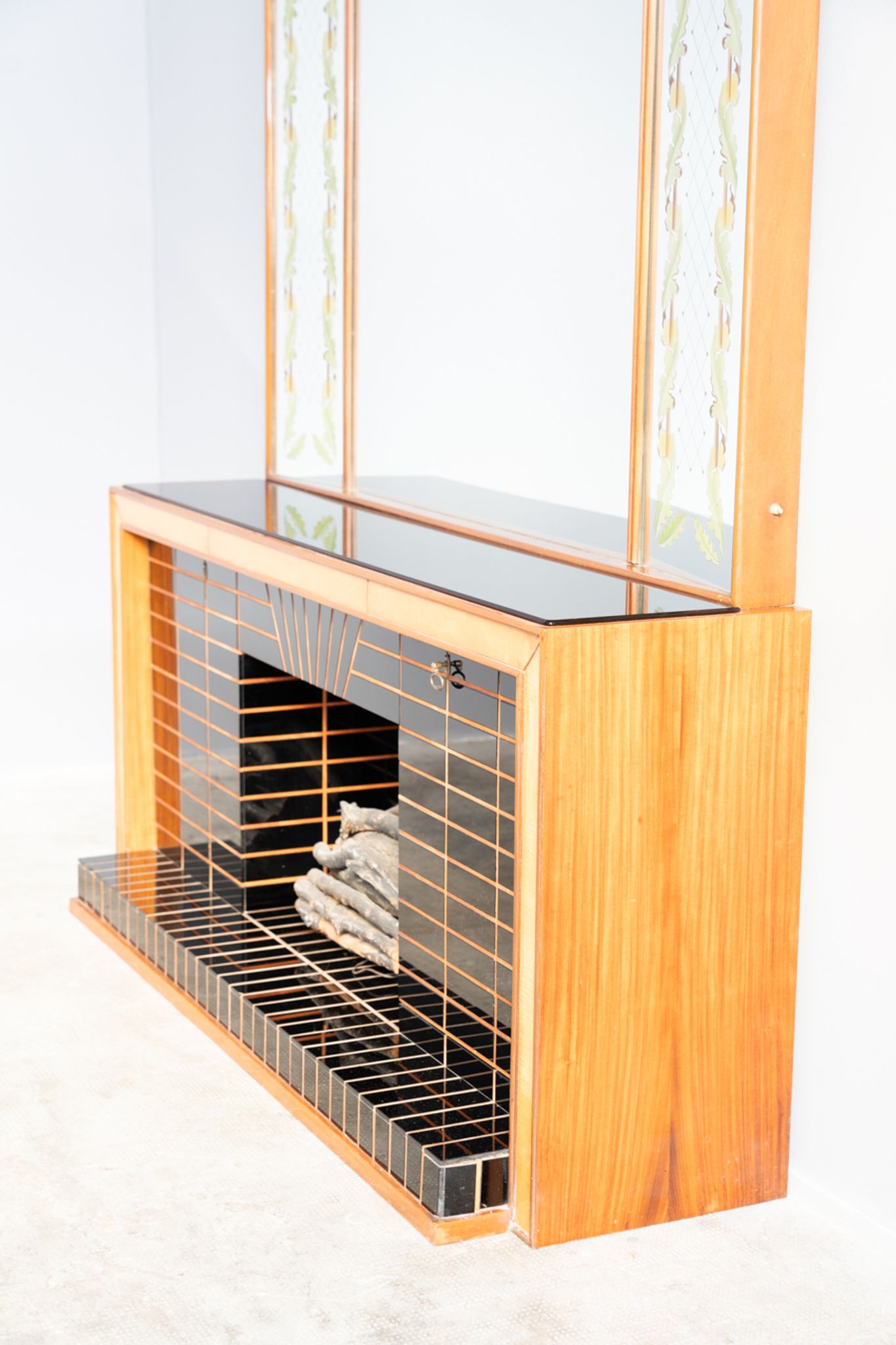 Sideboard with mirror by Luigi Brusotti, 1940
