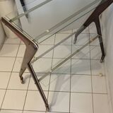 Old vintage serving table on casters by Rama Torino