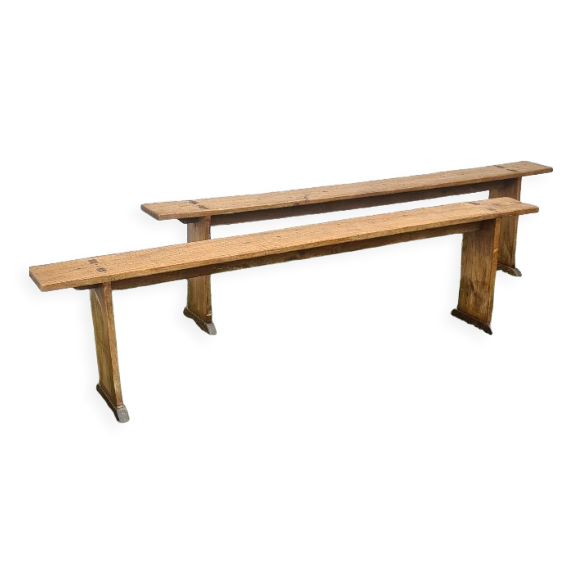 Pair of benches late nineteenth century
