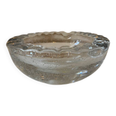 Crystal ashtray and pocket tray Daum Nancy France Art Deco