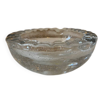 Crystal ashtray and pocket tray Daum Nancy France Art Deco