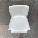 Stackable German chair in mid-century space age style by Helmut Bätzner for Bofinger, 1960s.