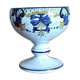 Cut on foot in earthenware Vieux Rouen signed R Tion