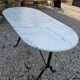 Table de bistrot marbre
