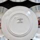 6 vintage Sarreguemines “Claude” dessert plates - Floral design