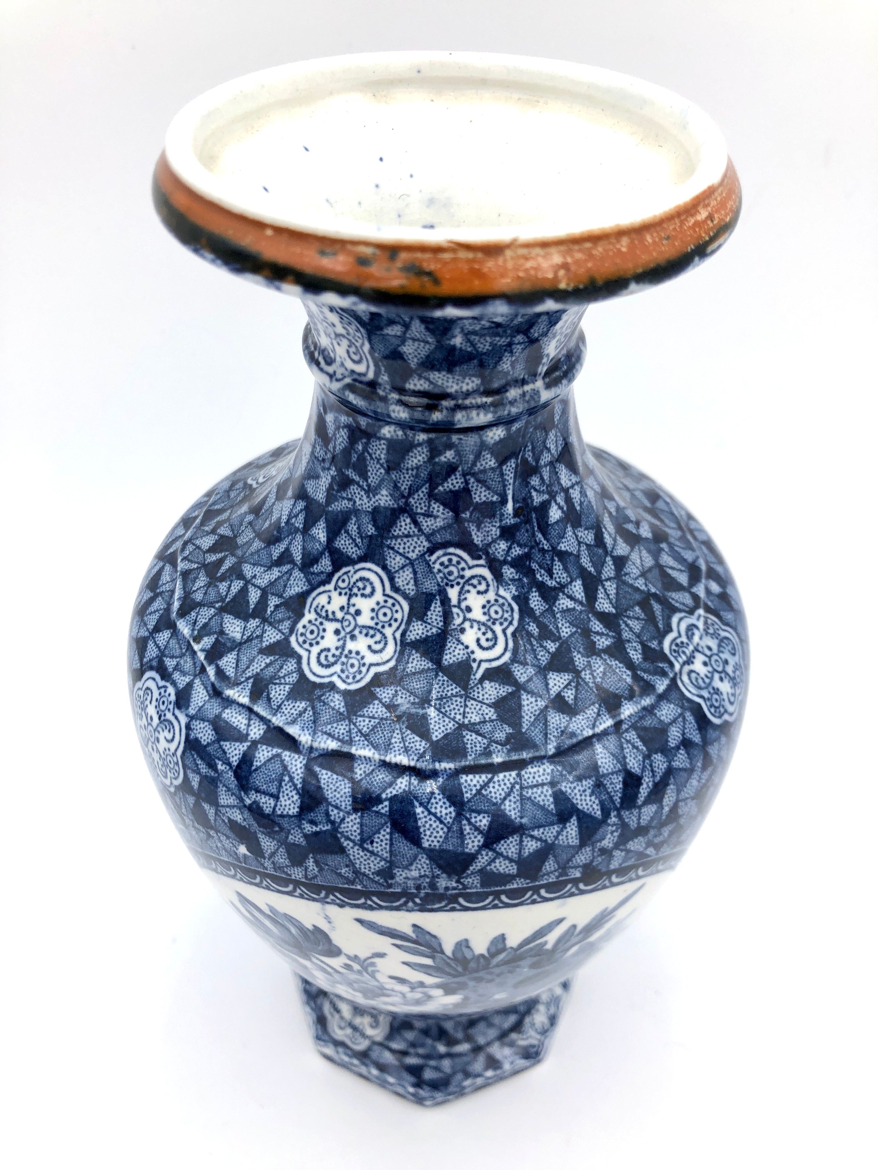 Old vase Villeroy & Boch (Bonn) Blue Flemish
