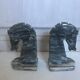 Pair of vintage book clamts