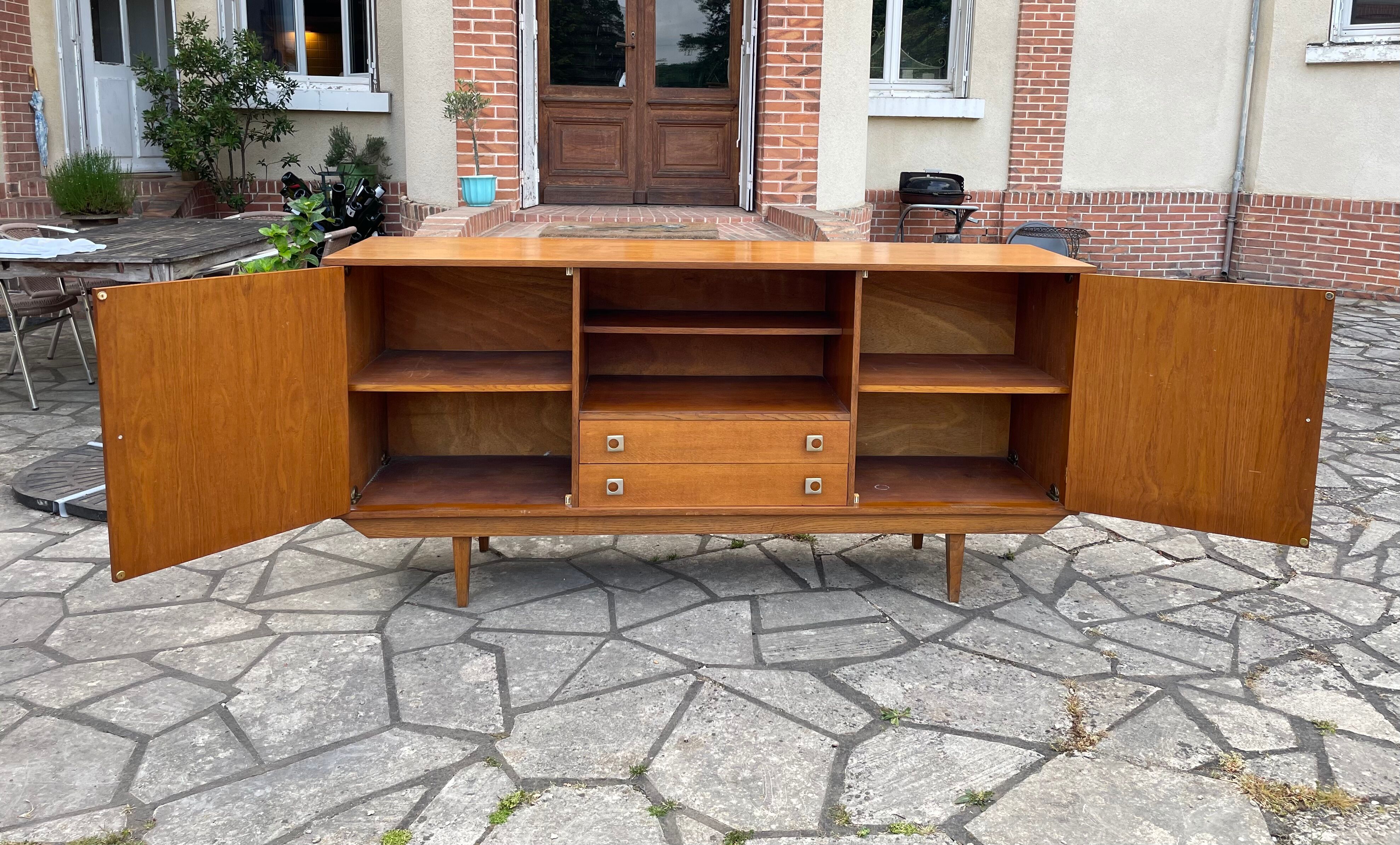 Scandinavian oak sideboard