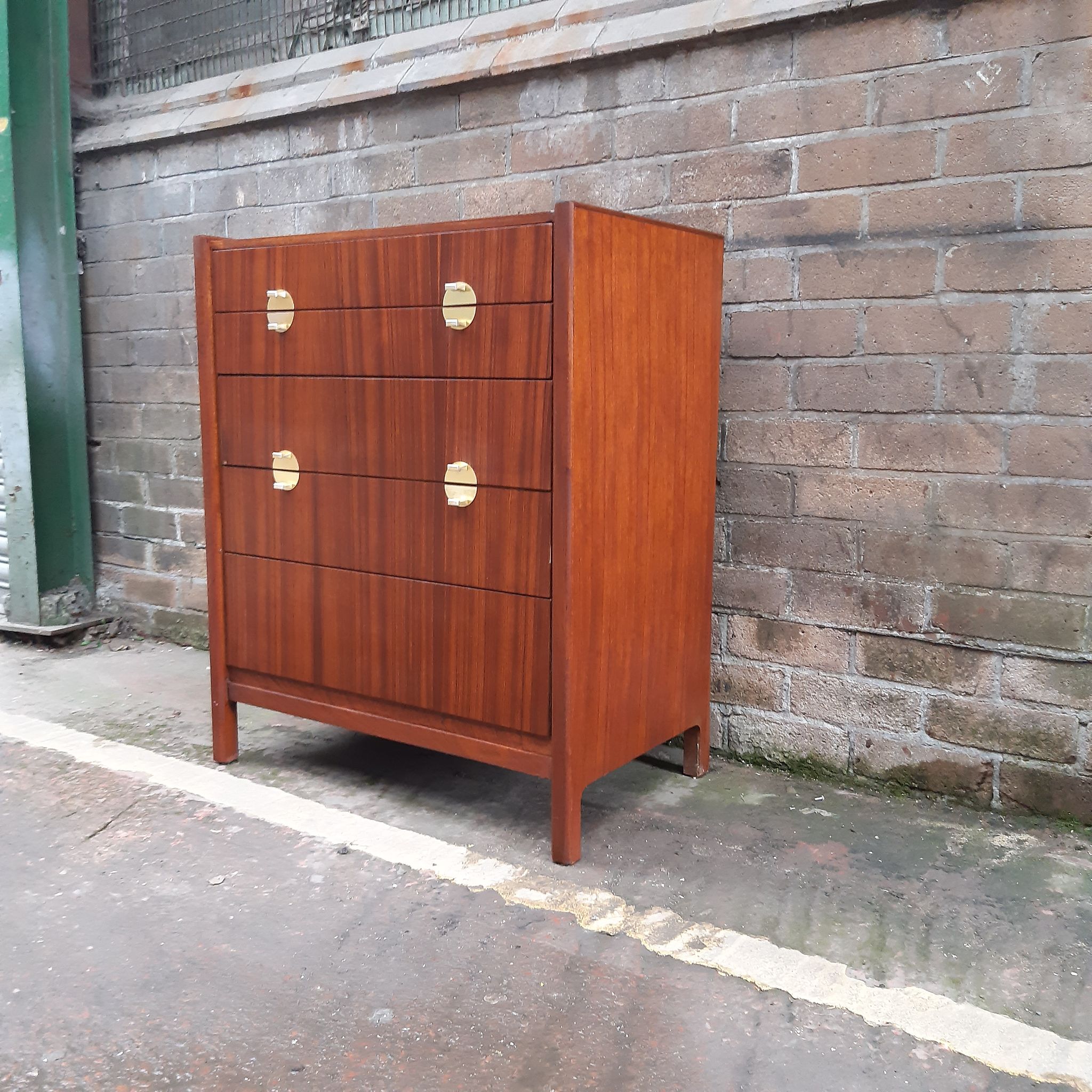 Mid century chest of drawers retro vintage furniture