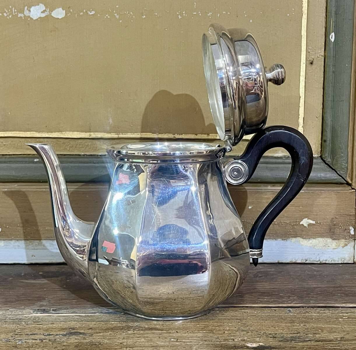 1950s silver plated metal jug