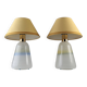 Pair of Italian glass lamps 1970s