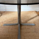 Dining table in metal and smoked glass Roche Bobois