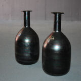 Pair of italian glass vases