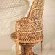 Fauteuil "Emmanuelle" en rotin pour enfant
