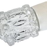 Vintage White Porcelain Wall Light, 1970s