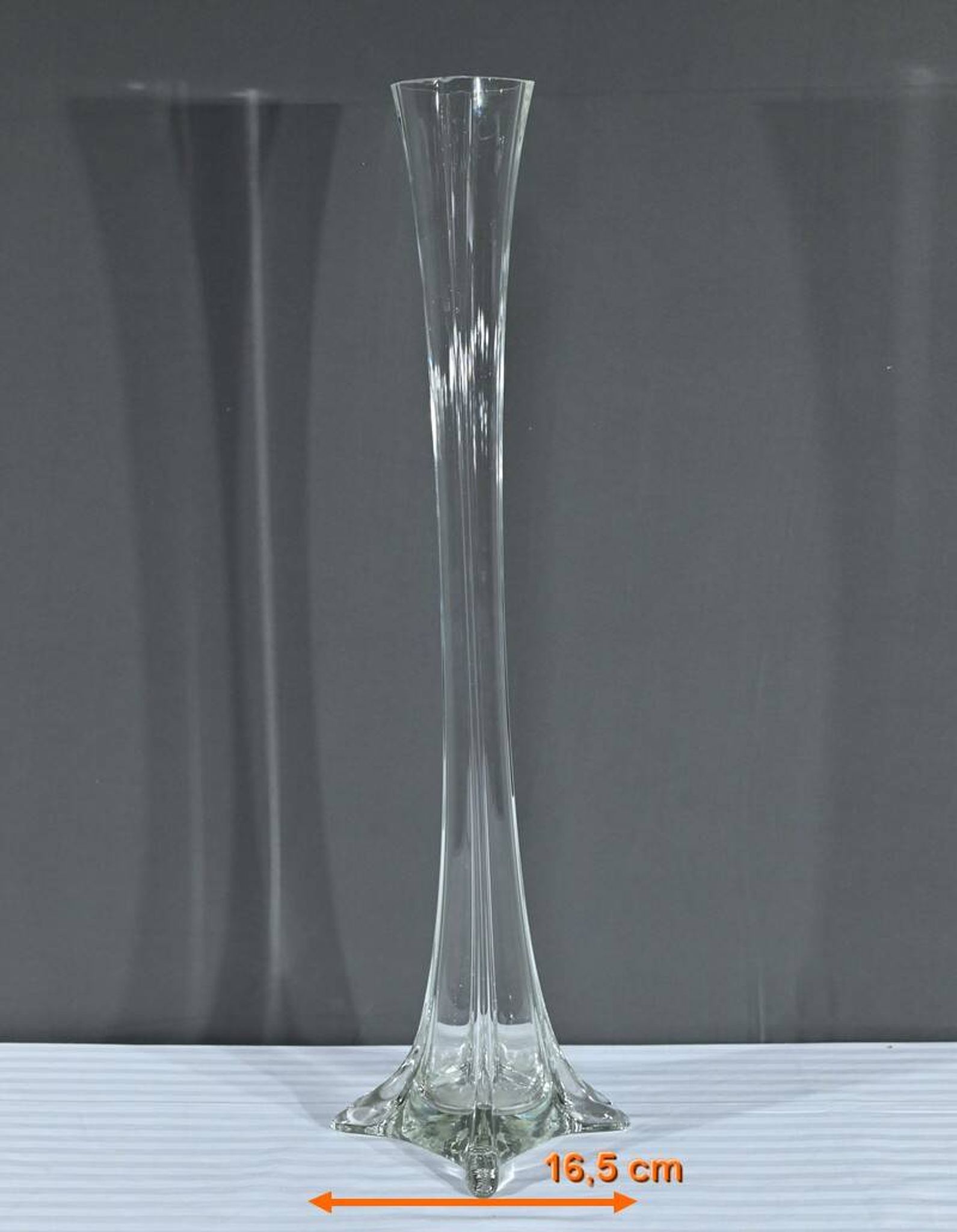 Important Vase Soliflore en Verre, époque Art Déco – 1930