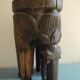 elephant stool plant holder vintage African art 50s