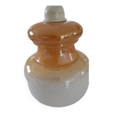 Pendant light in vintage orange and white opaline