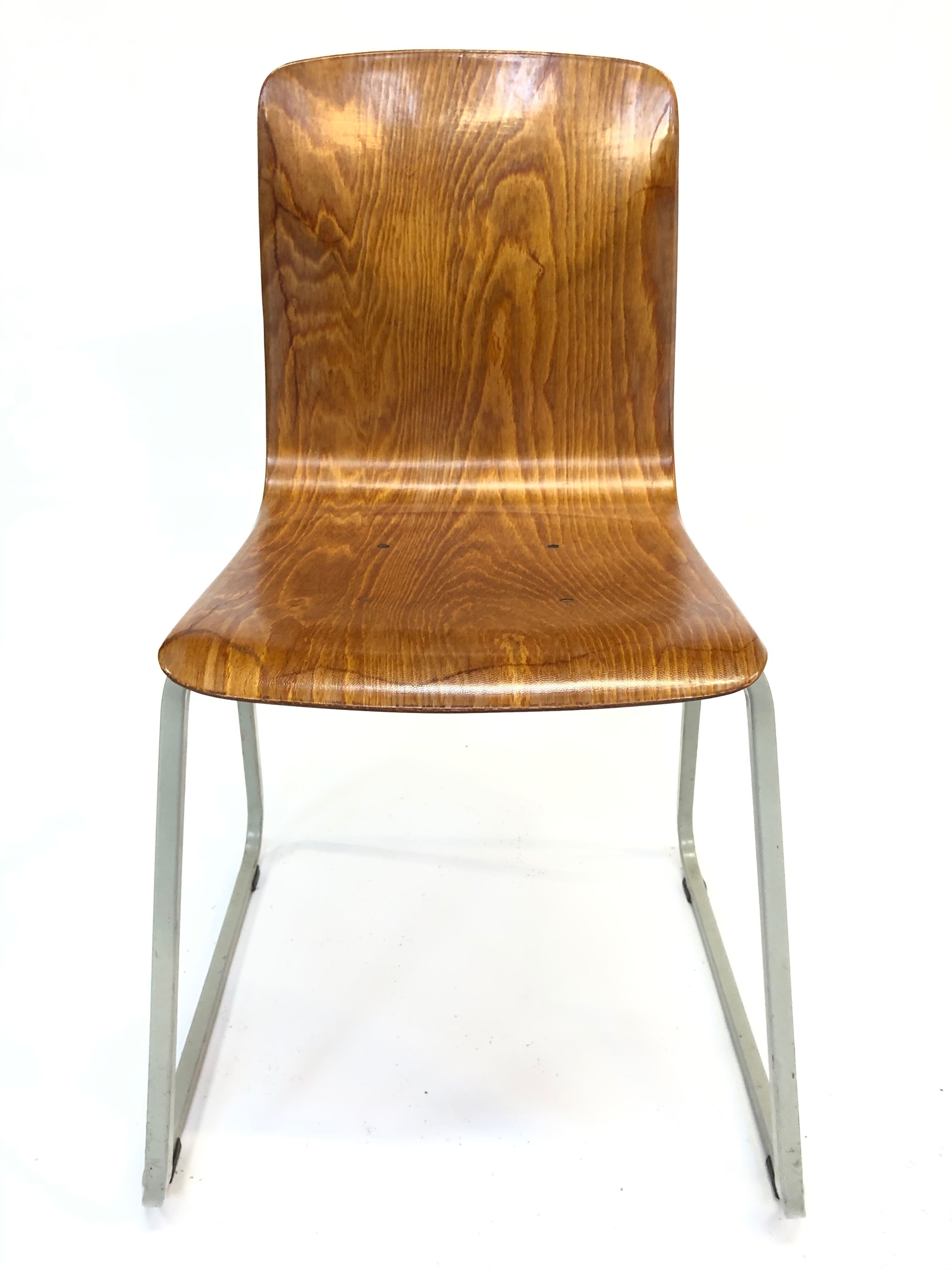 Vintage industrial chair Galvanitas 'thur-op-seat' S23