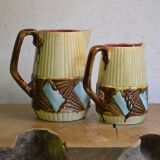 Pair of Orchies pitchers