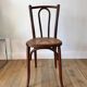 Baumann chair in turned wood and canning N33 early twentieth century
