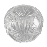 Ball vase in crystal