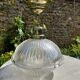 1930s prismatic glass pendant light