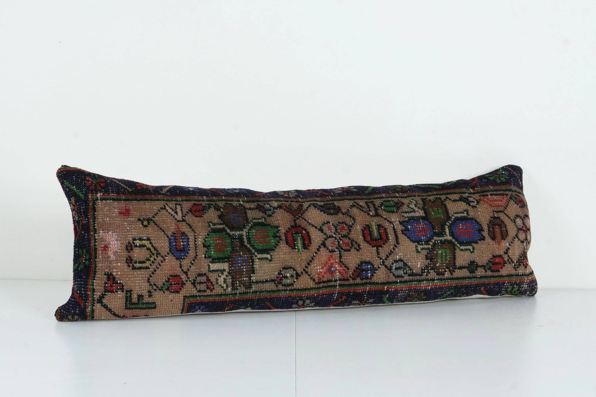 Vintage Turkish cushion cover 30x89 cm
