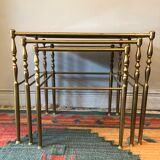 Brass tables and smoked glasses