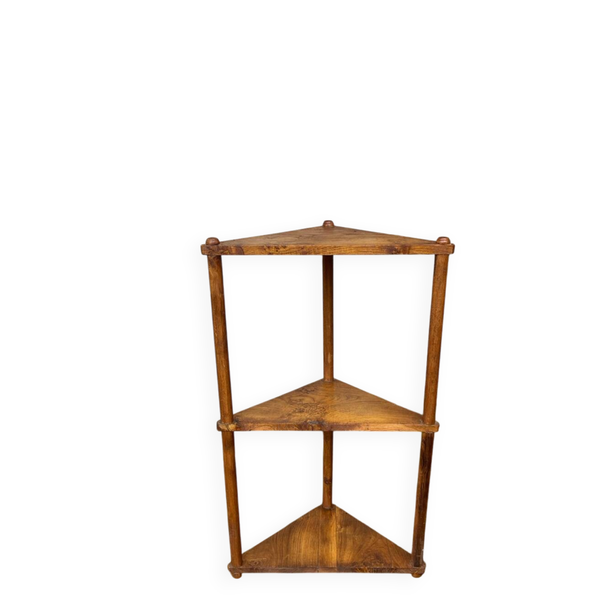 Étagère d’angle en bois massif