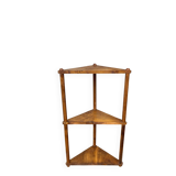 Étagère d’angle en bois massif