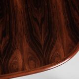 Midcentury Danish oval dining table in rosewood 1960s - with 2 extensions