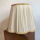 Vintage pleated lampshade