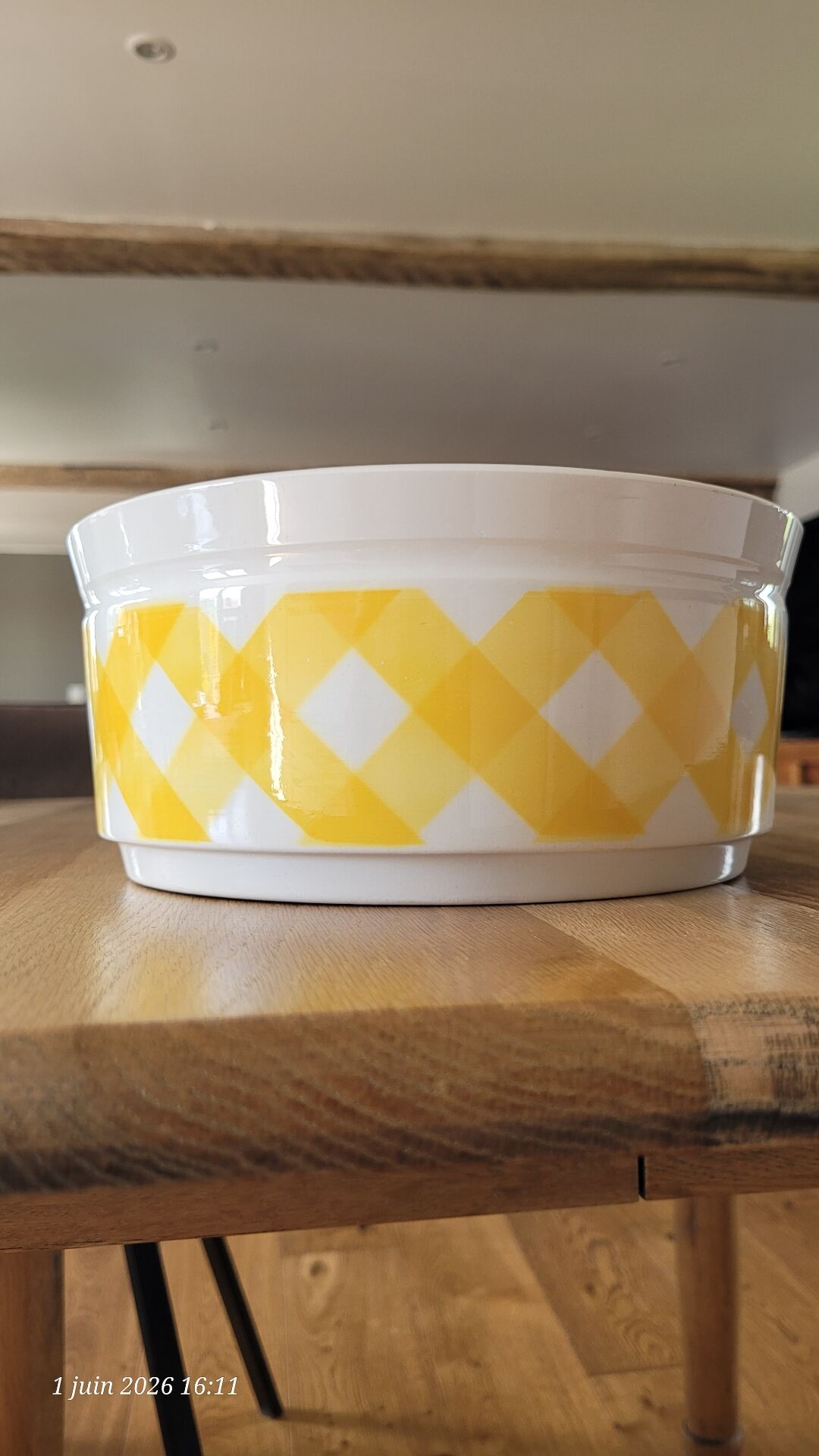 Antique salad bowl Sarreguemines