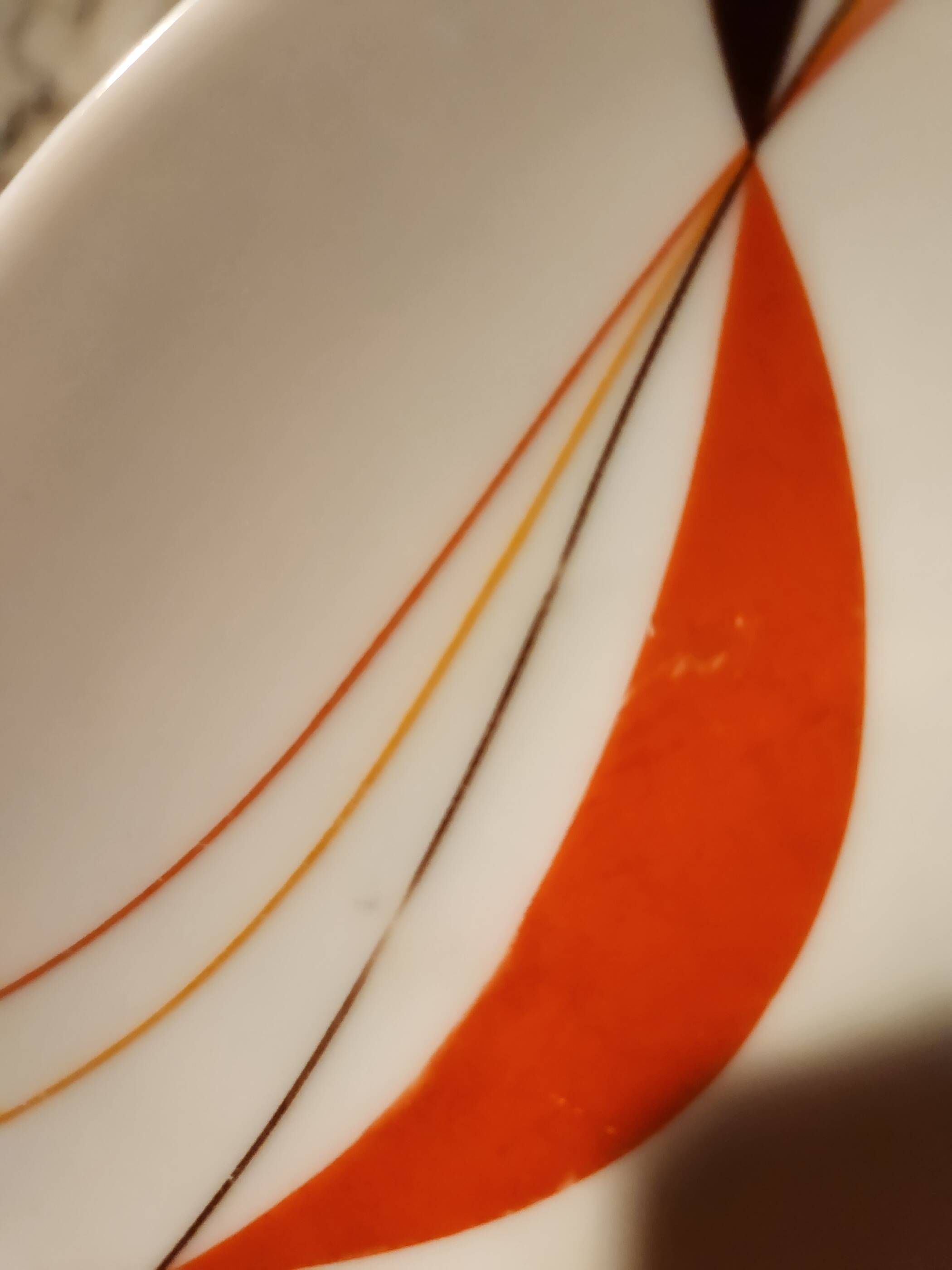 6 dessert plates from the 1970s Wintertling Marktleuthen Bavaria.