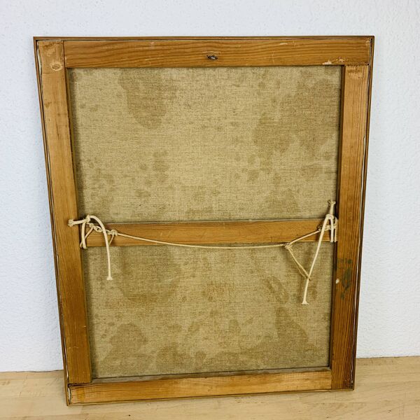 Tableau, huile sur toile contemporaine, femmes bleues