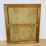 Painting, contemporary oil on canvas, blue women