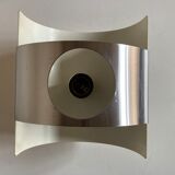 Space Age applied in brushed stainless steel and lay sheet XL 1970 Formentera