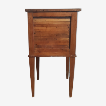 Directoire style curtain bedside table