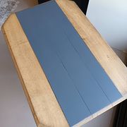 WOOD GUERIDON, CANING AND ANTHRACITE