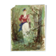 Drawing femme a l'ombrelle  1900
