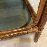 Table basse en rotin