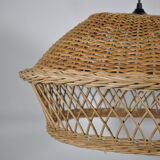 Rattan hanging lamp 1960