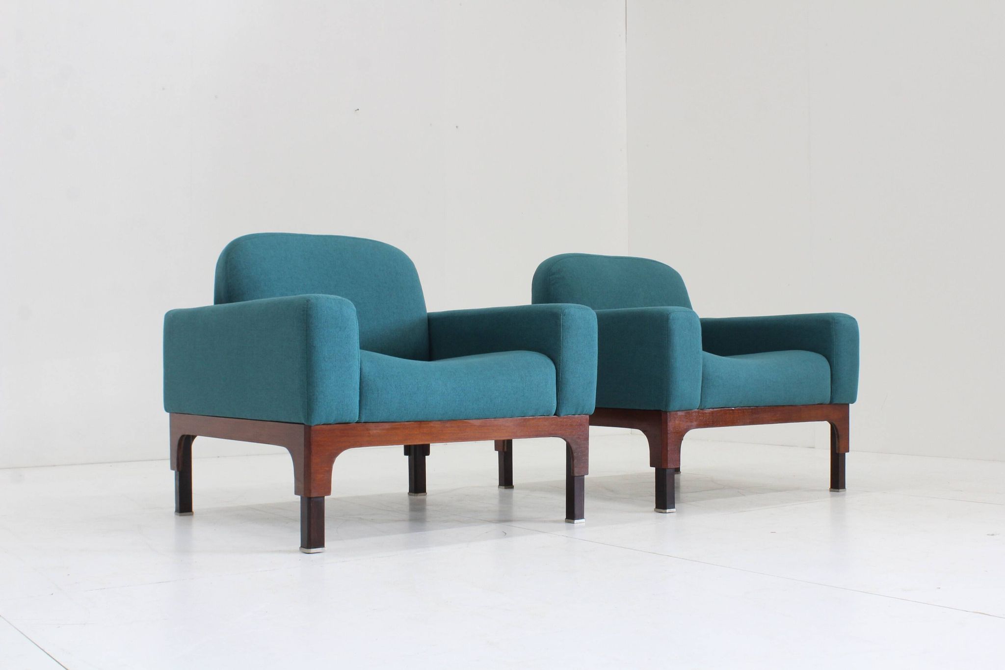 Mid Century Pair of "Romantica" Armchairs by Piero Ranzani for Elam , 1950s