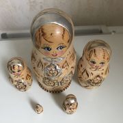 Set of wooden dolls