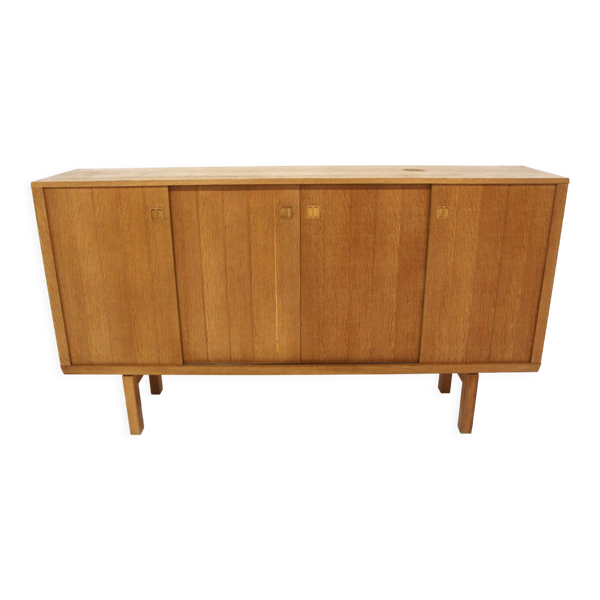 Enfilade scandinave en chêne, Borgeryds Möbelfabrik, Suède, 1960