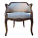 Office chair in wicker – Louis XV style – Walnut – 19th century