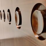 Graphical brutalist credenza, 1970s